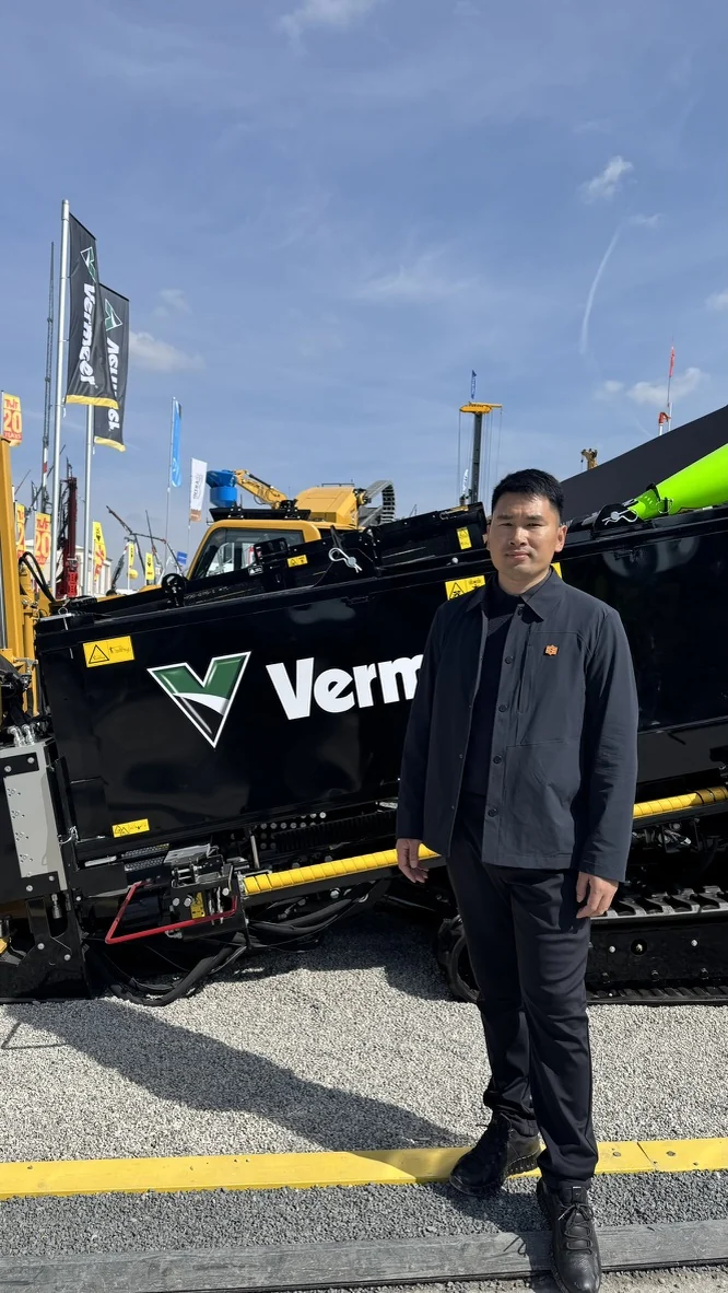 Visiting the outdoor machinery displays at bauma 2025.